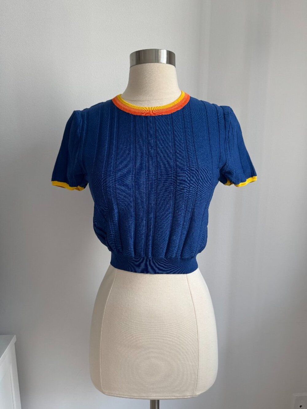 Solid & Striped Crop Top